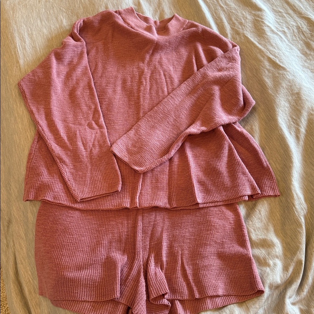 Free people Malibu solid surf set